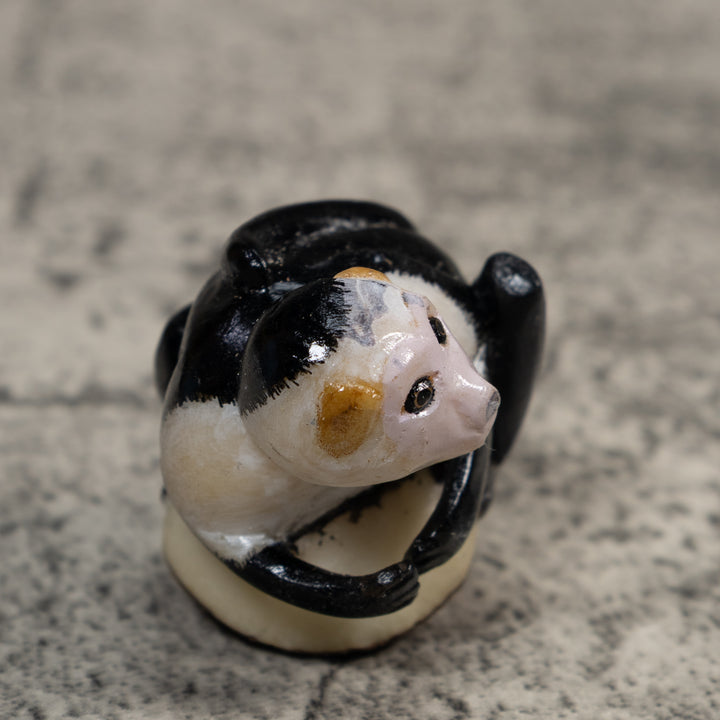 White Face Monkey Tagua Carving