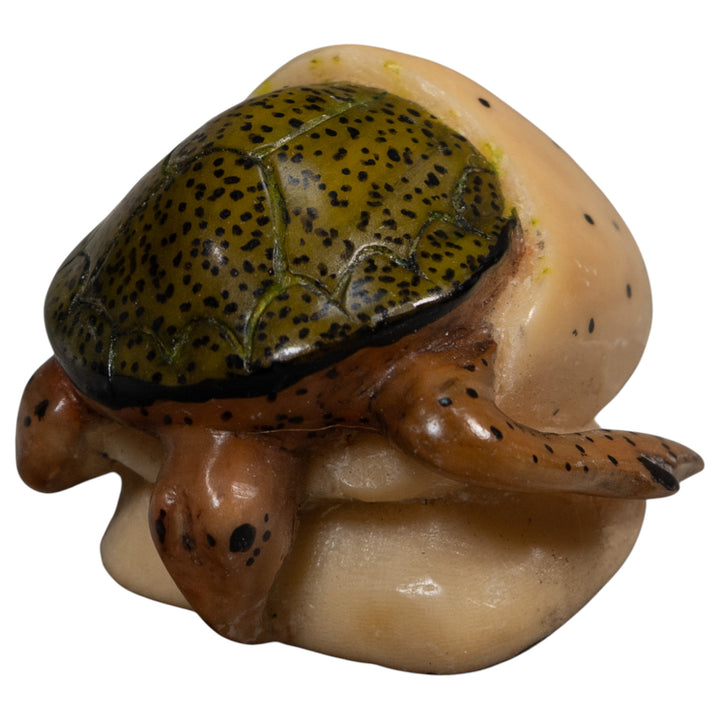 Vintage Sea Turtle Tagua Carving