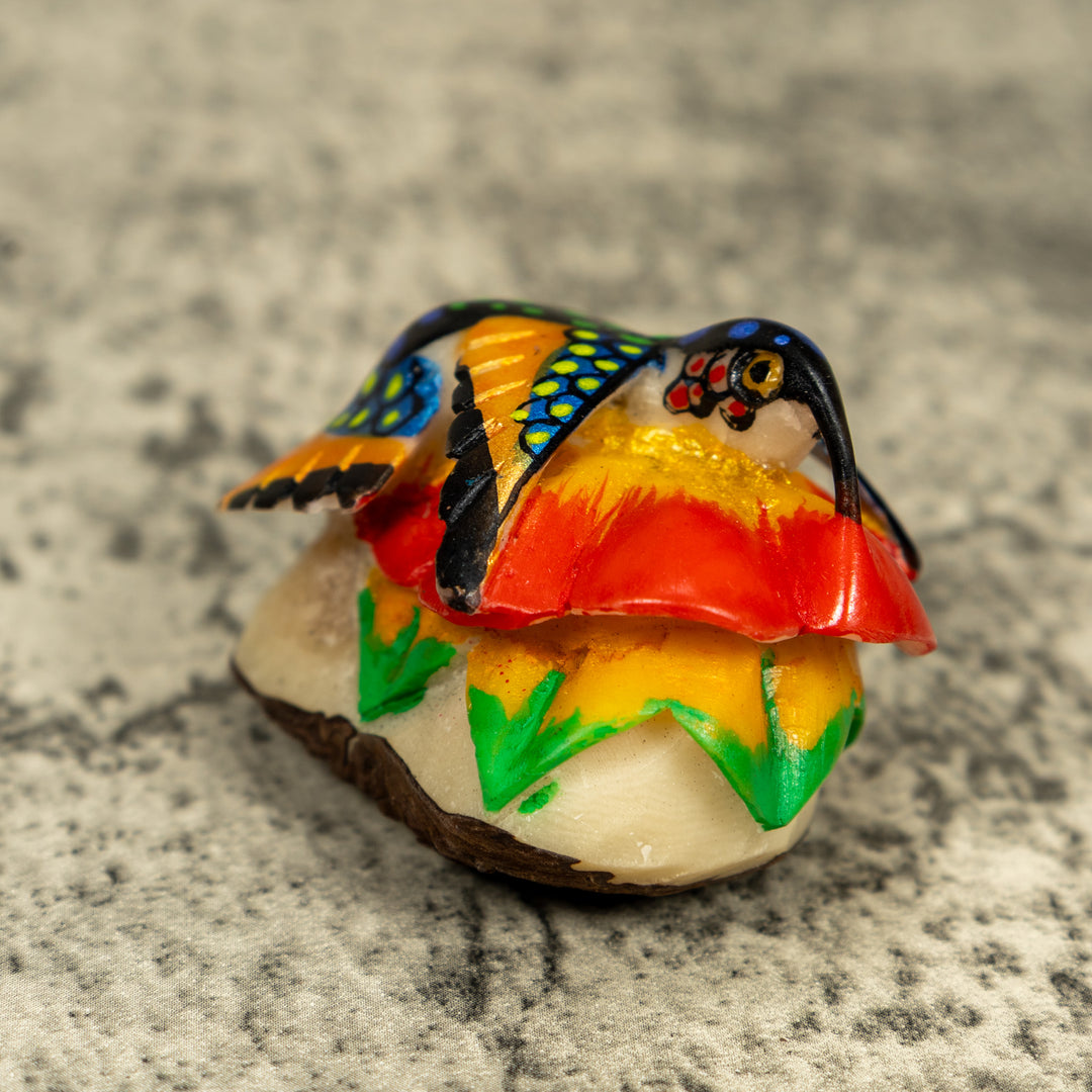 Hummingbird Tagua Carving