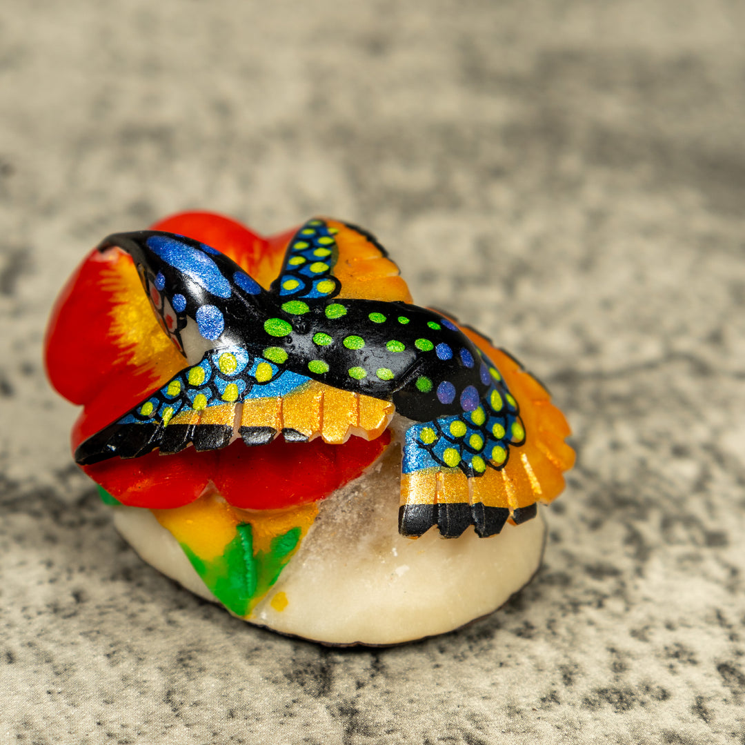 Hummingbird Tagua Carving