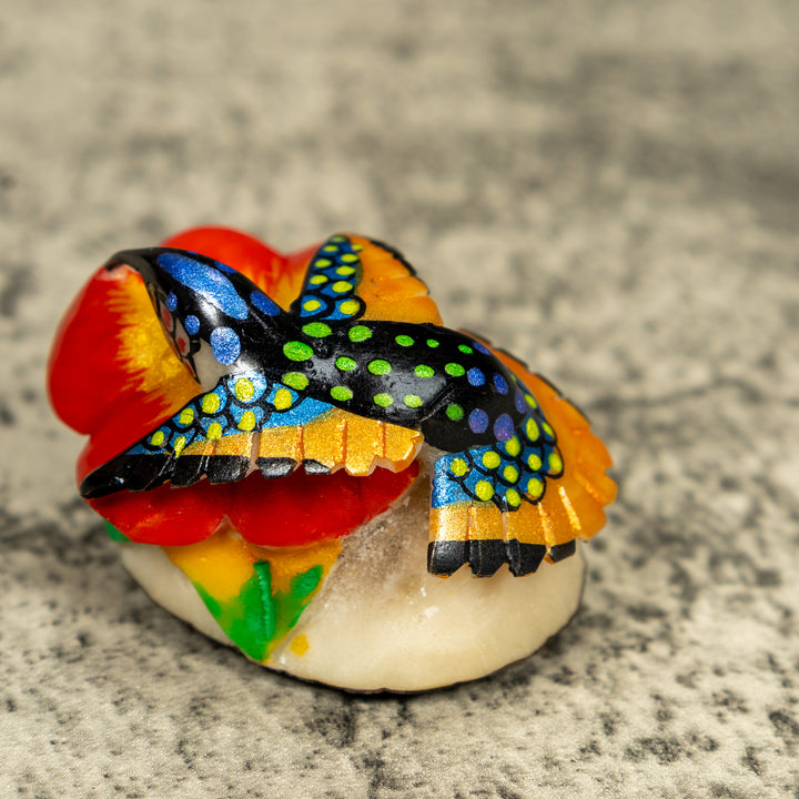Hummingbird Tagua Carving
