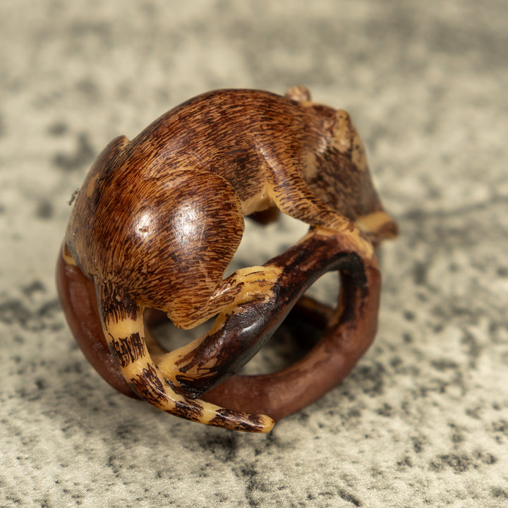 Coatimundi Tagua Carving