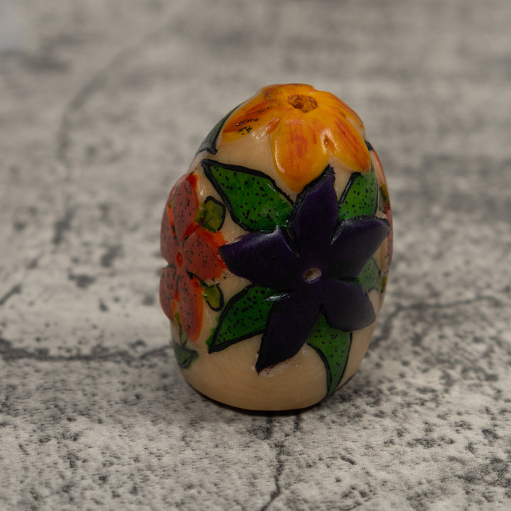 Floral Flower Tagua Carving