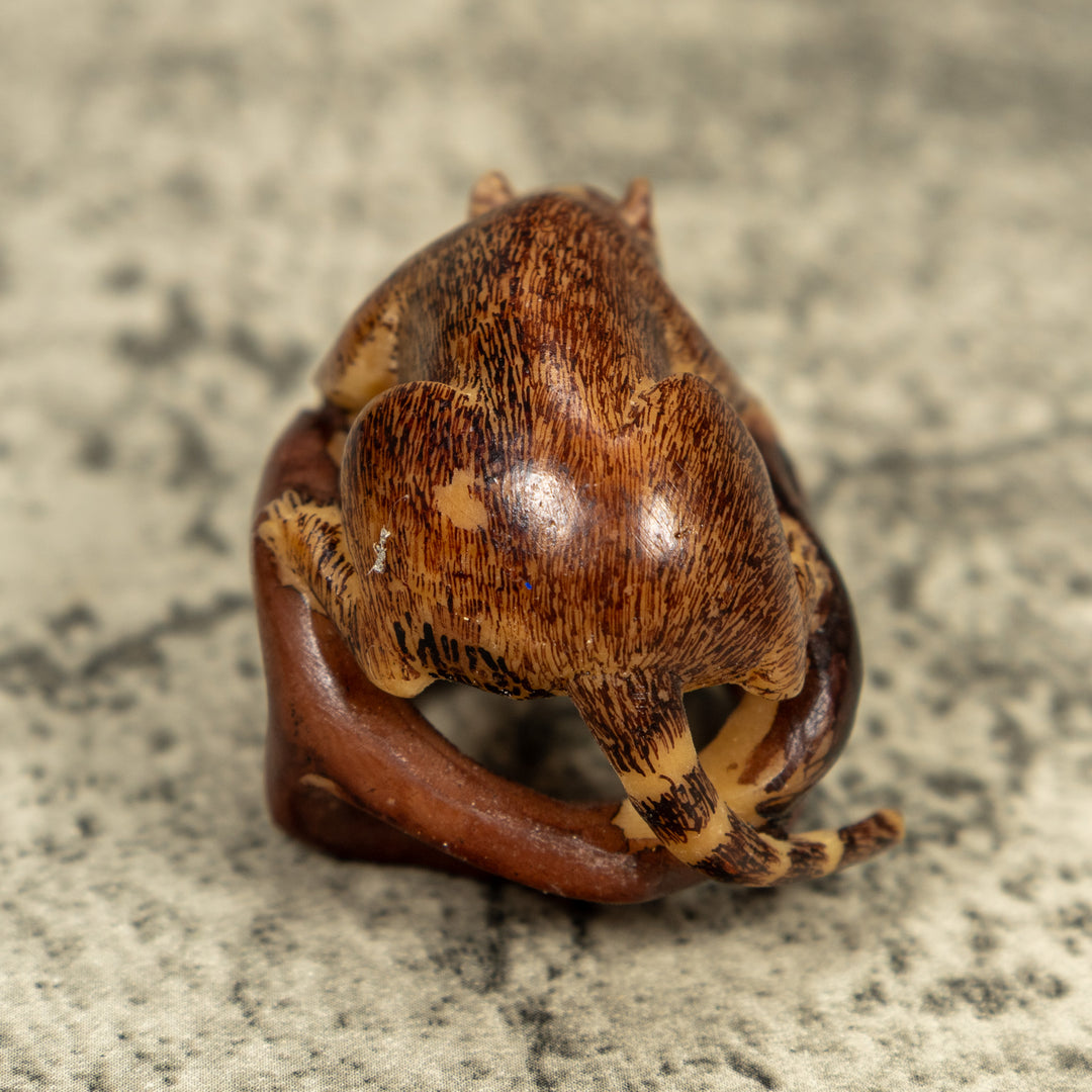 Coatimundi Tagua Carving