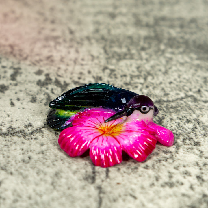 Green And Yellow Parrot Bird Tagua Carving