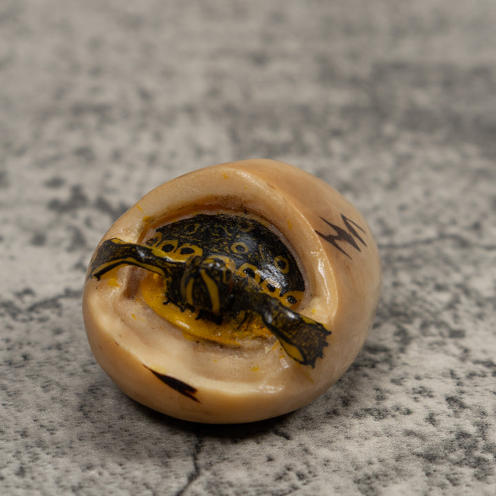 Tortise And Egg Turtle Tagua Carving