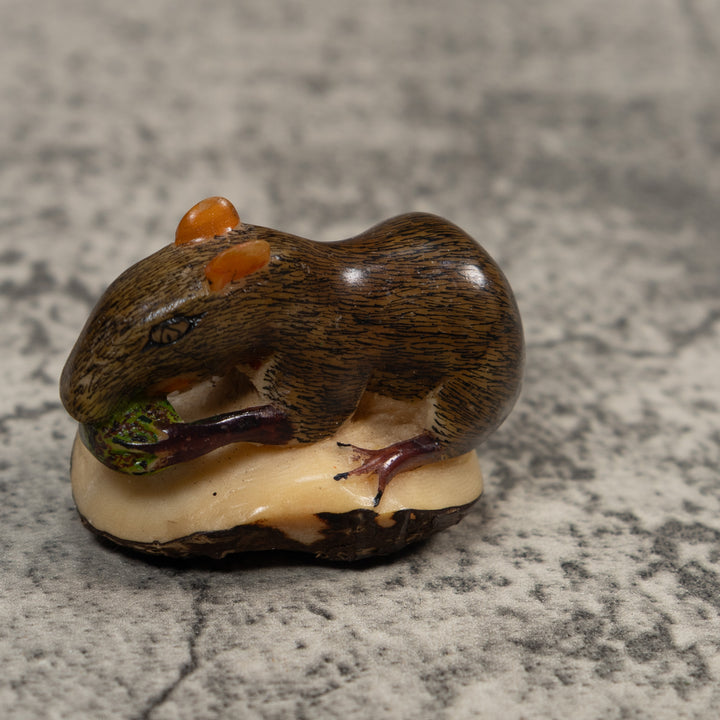 Neque Agouti Conejo Pintado Tagua Carving