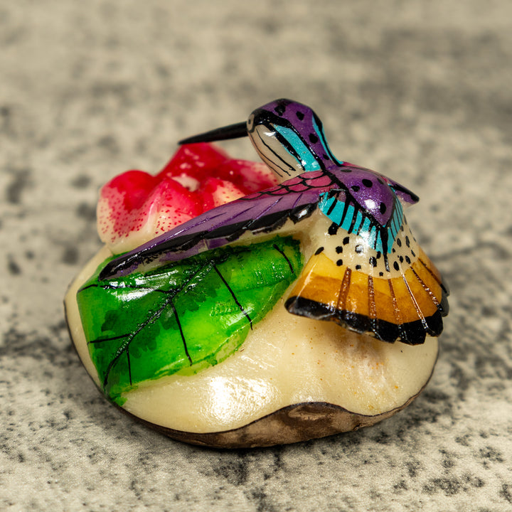 Hummingbird Tagua Carving