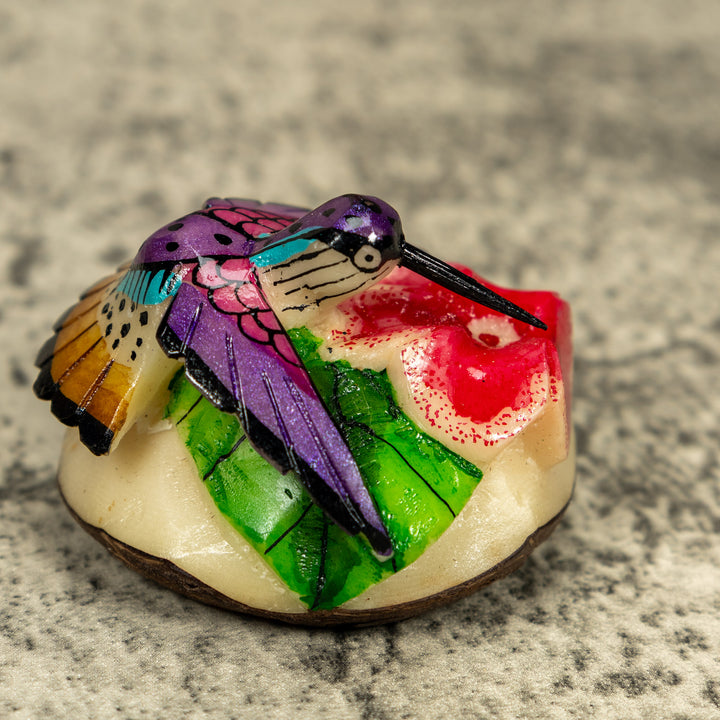 Hummingbird Tagua Carving