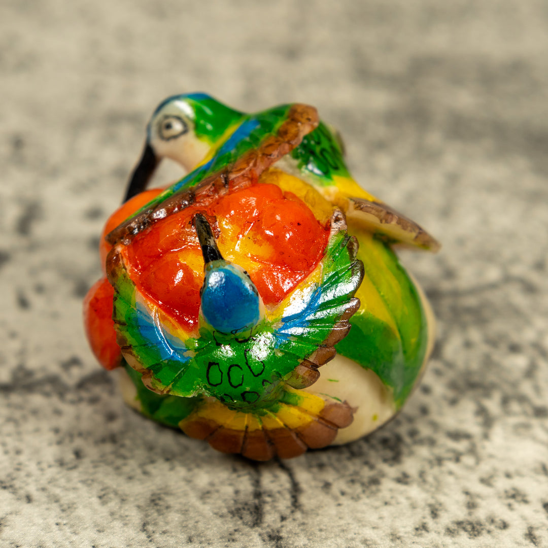 Double (2) Hummingbird Tagua Carving