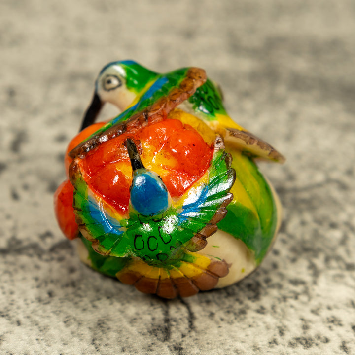 Double (2) Hummingbird Tagua Carving
