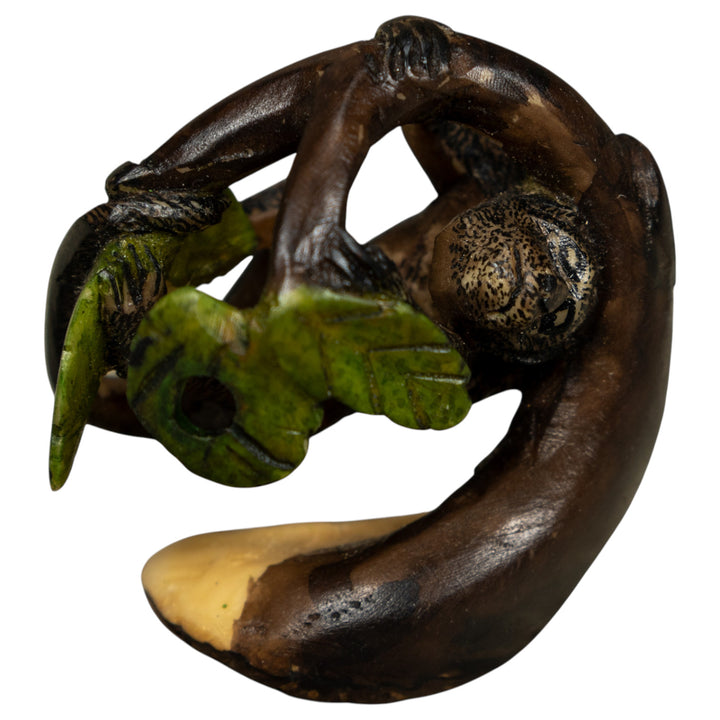 Dangling Monkey Tagua Carving