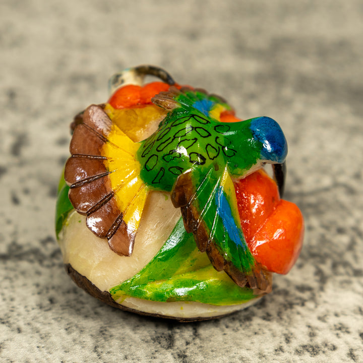 Double (2) Hummingbird Tagua Carving