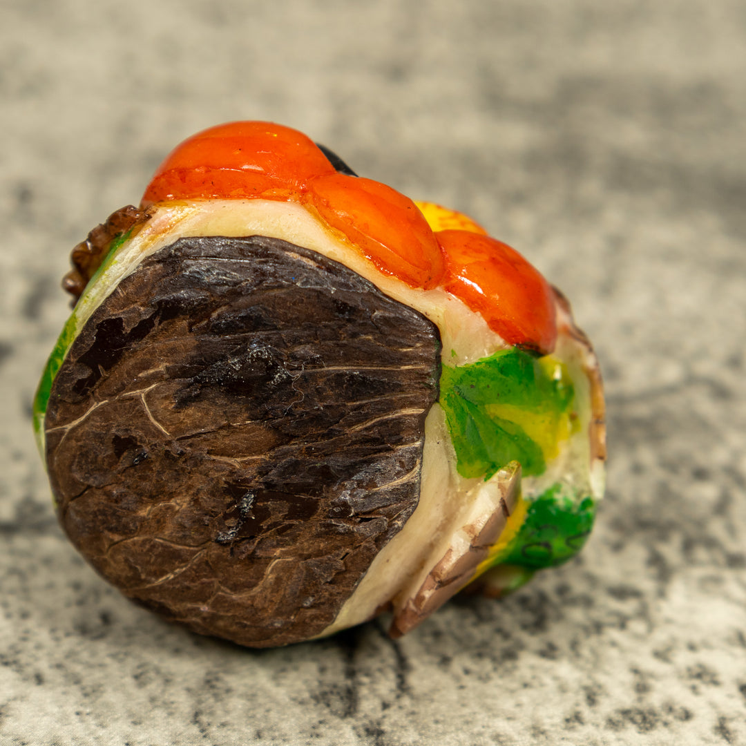 Double (2) Hummingbird Tagua Carving