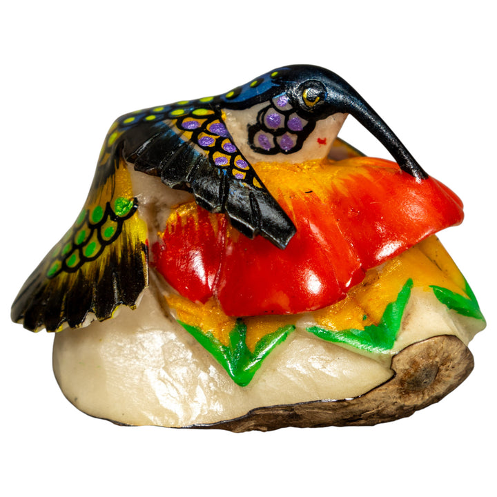 Hummingbird Tagua Carving