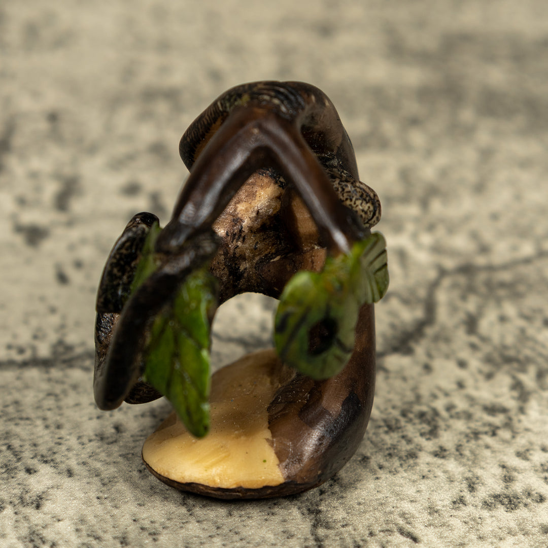 Dangling Monkey Tagua Carving