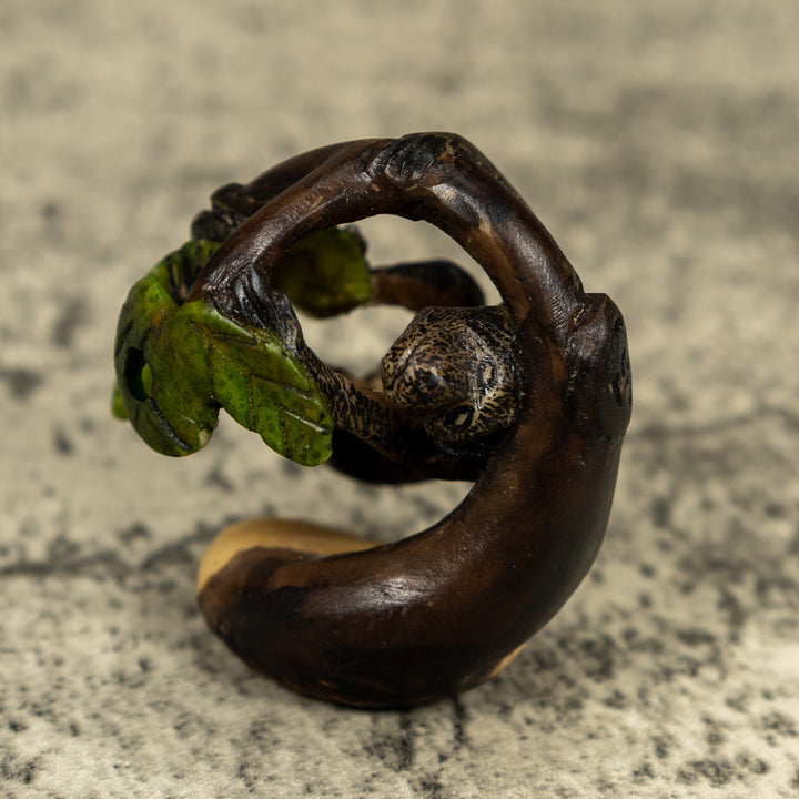 Dangling Monkey Tagua Carving