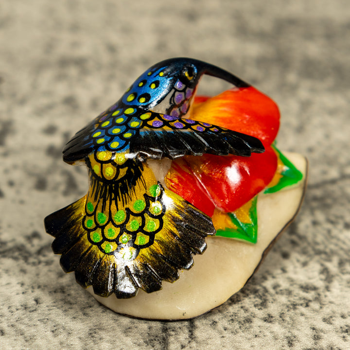Hummingbird Tagua Carving
