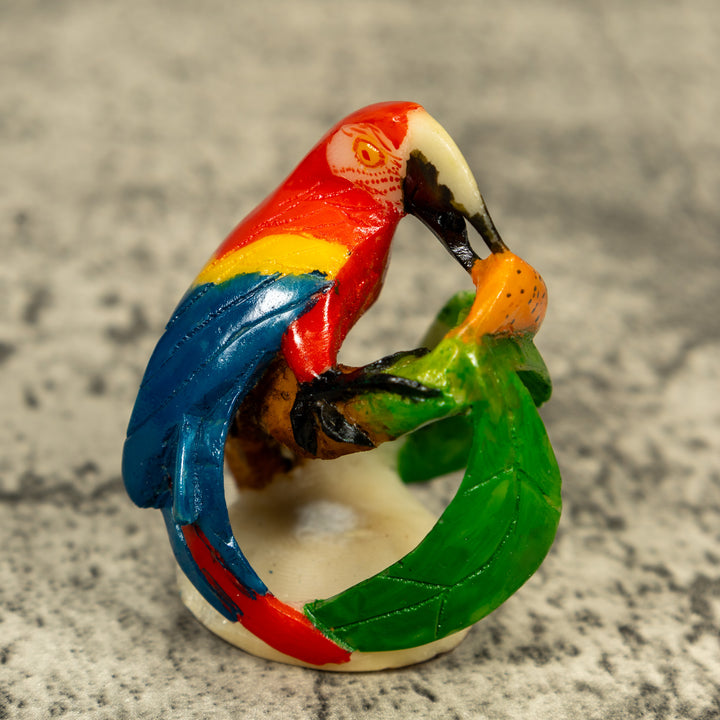 Macaw Parrot Bird Tagua Carving