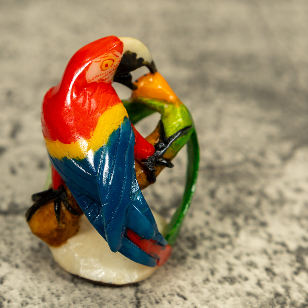 Macaw Parrot Bird Tagua Carving