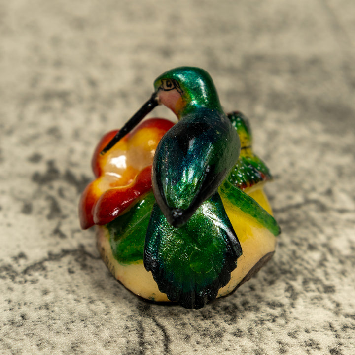 Hummingbird Tagua Carving