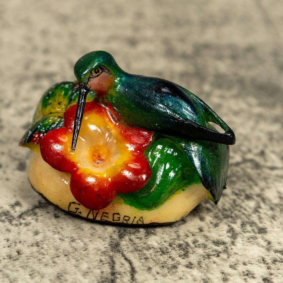 Hummingbird Tagua Carving