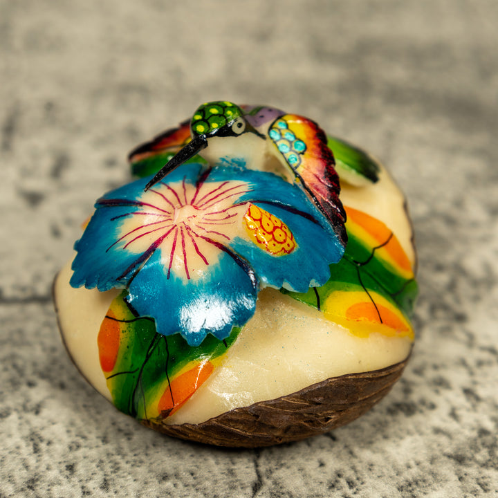 Hummingbird Tagua Carving