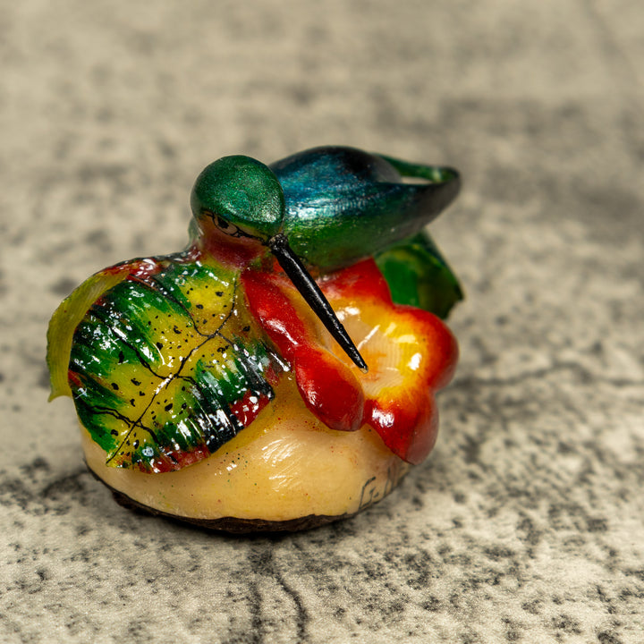 Hummingbird Tagua Carving