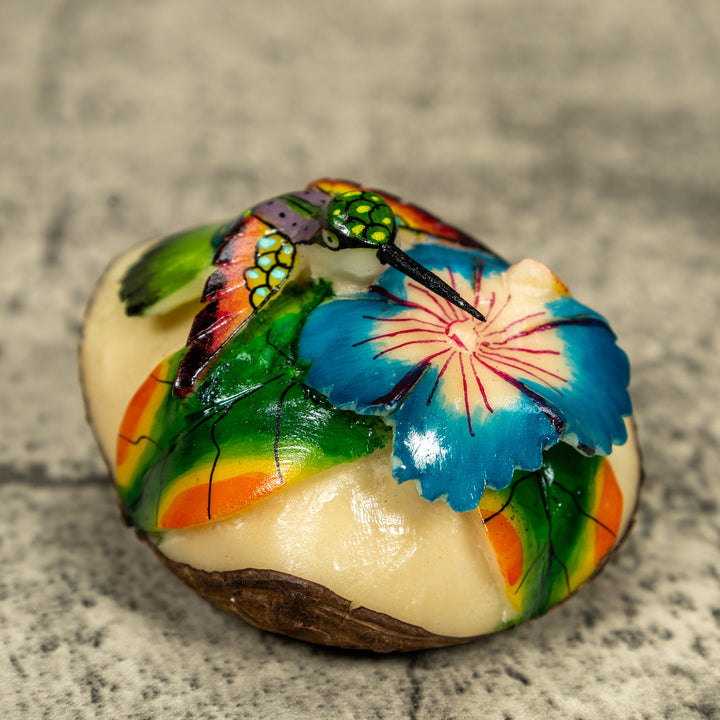 Hummingbird Tagua Carving
