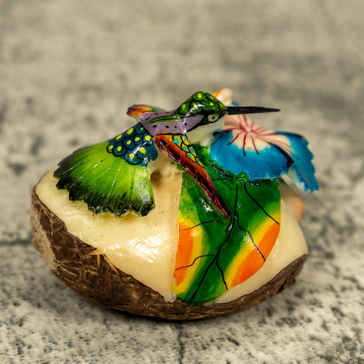Hummingbird Tagua Carving