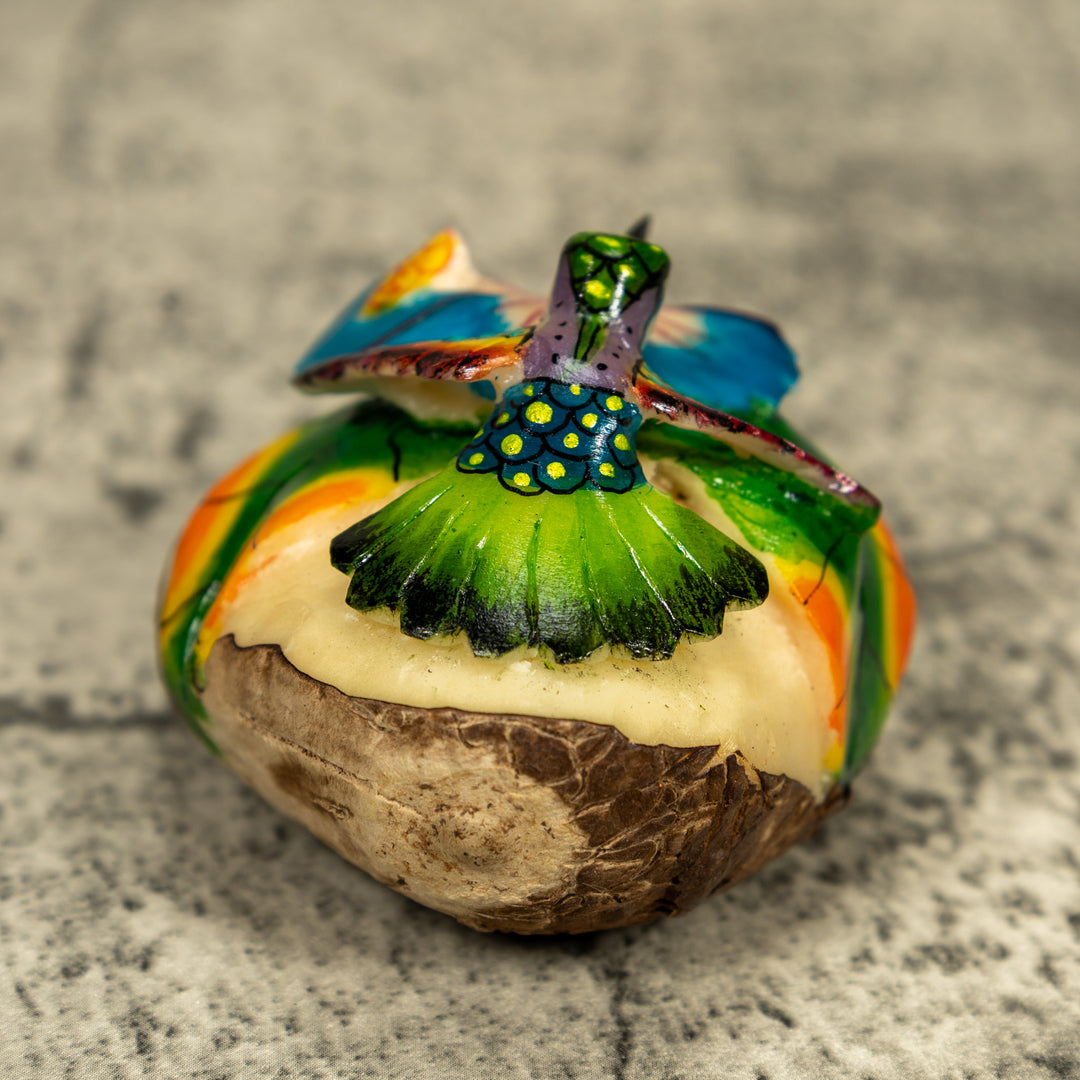 Hummingbird Tagua Carving