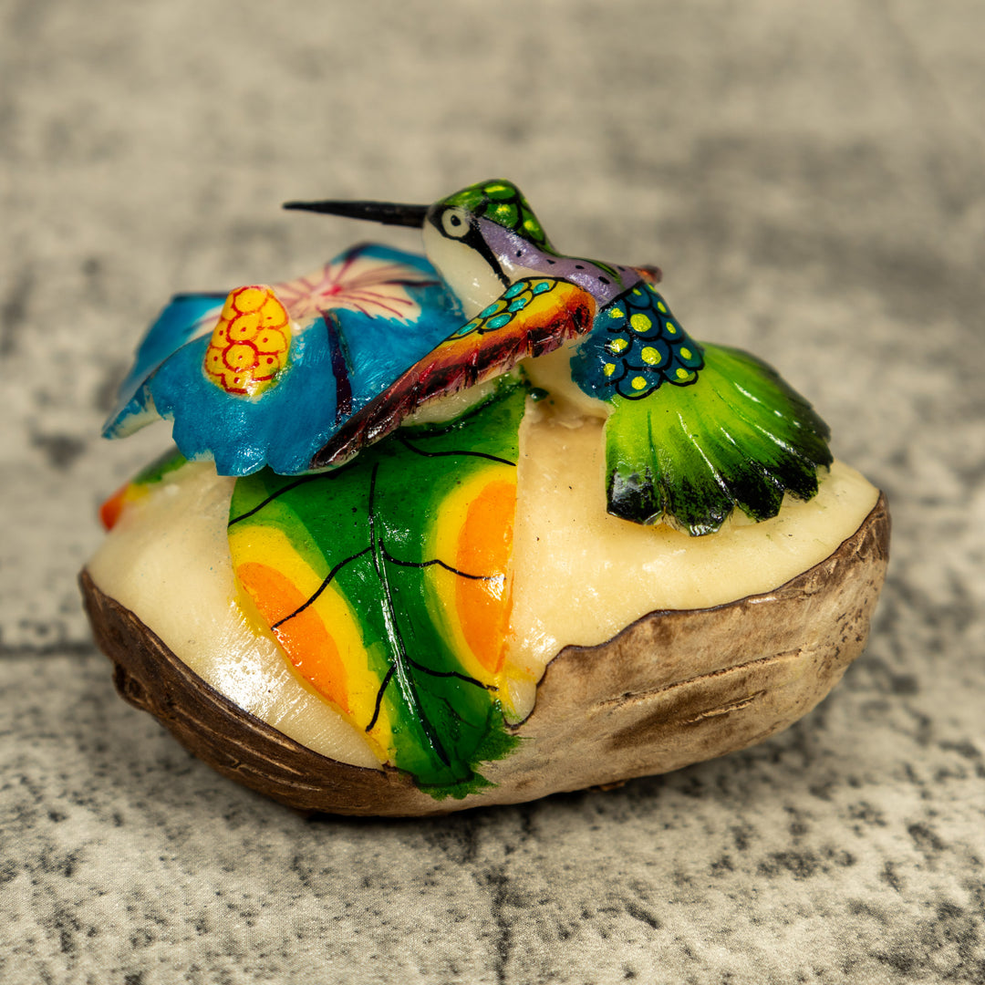 Hummingbird Tagua Carving