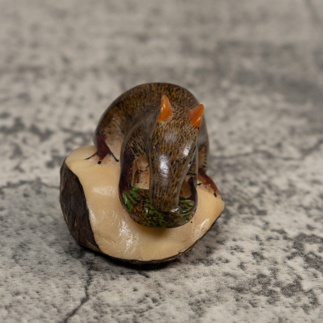 Neque Agouti Conejo Pintado Tagua Carving