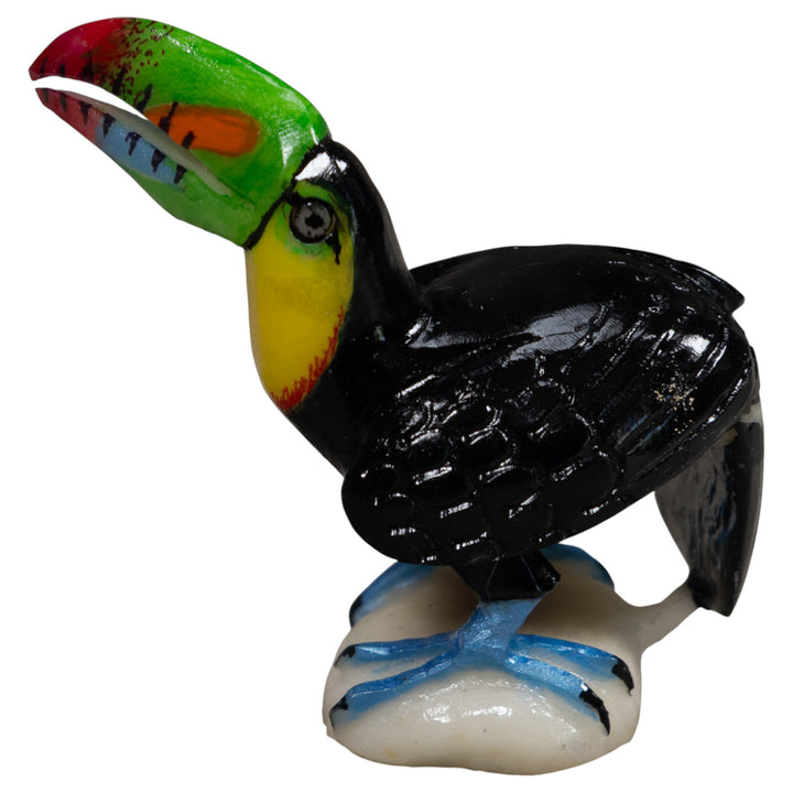 Toucan Parrot Bird Tagua Carving