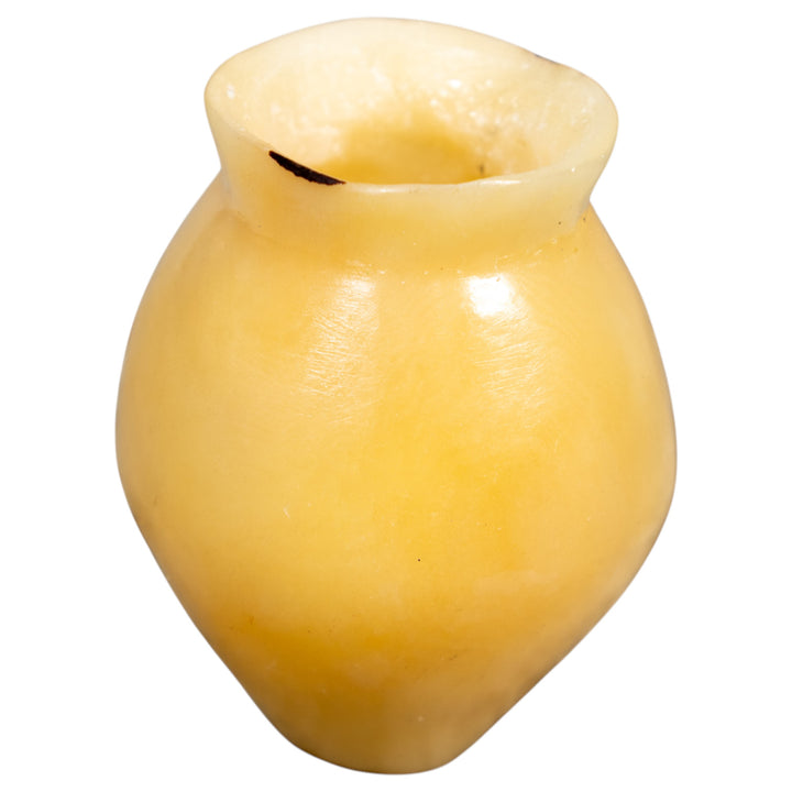 Natural White Vase Tagua Carving