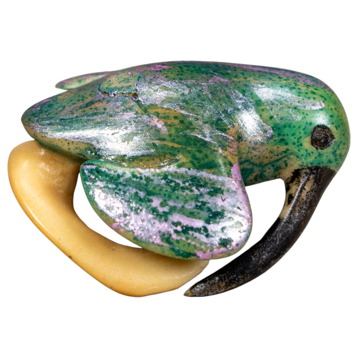 Vintage Hummingbird Tagua Carving