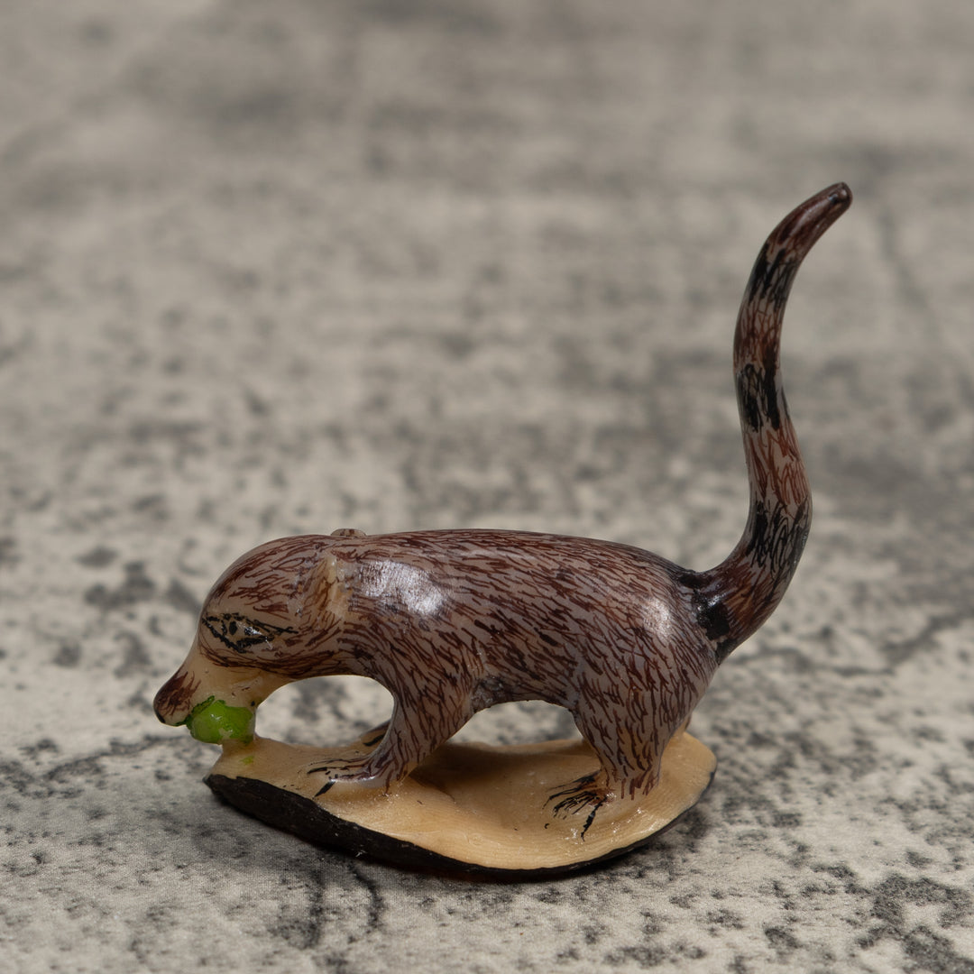 Coatimundi Tagua Carving