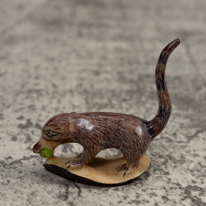 Coatimundi Tagua Carving