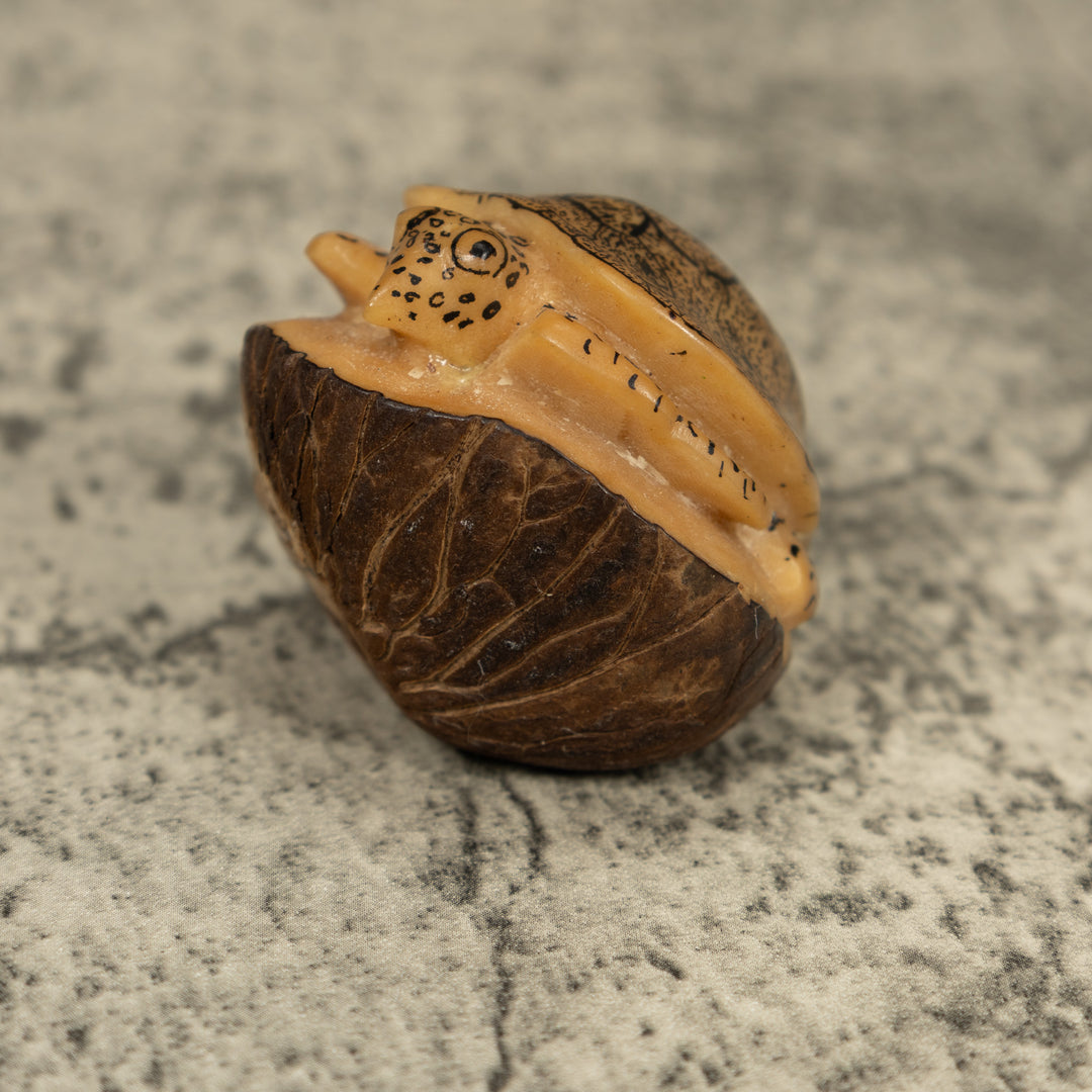 Vintage Sea Turtle Tagua Carving