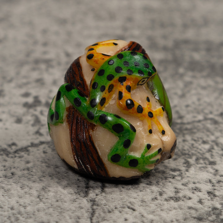 Poison Dart Frog Tagua Carving