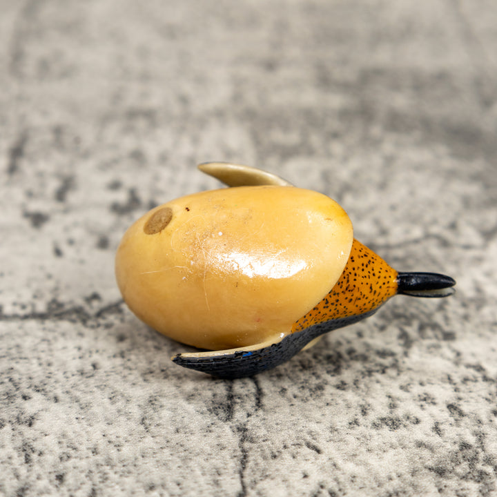Seed Eater Bird Emerging Egg Tagua Carving