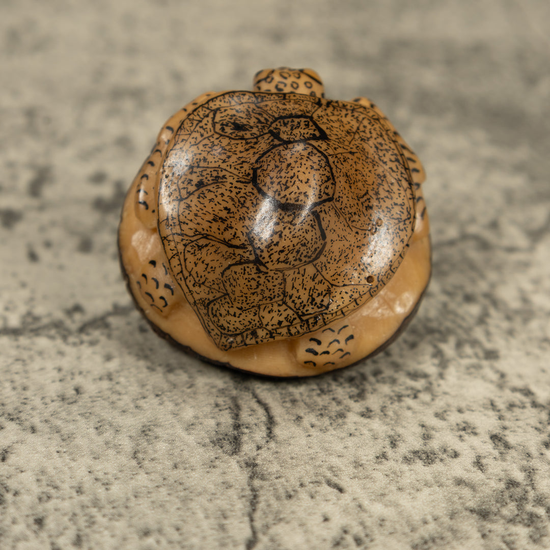 Vintage Sea Turtle Tagua Carving