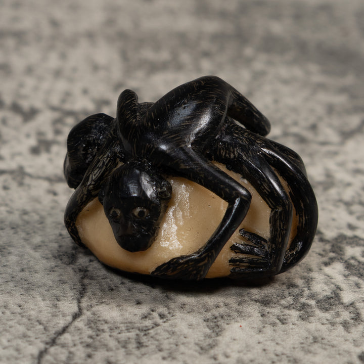 Double Howler Monkey Tagua Carving