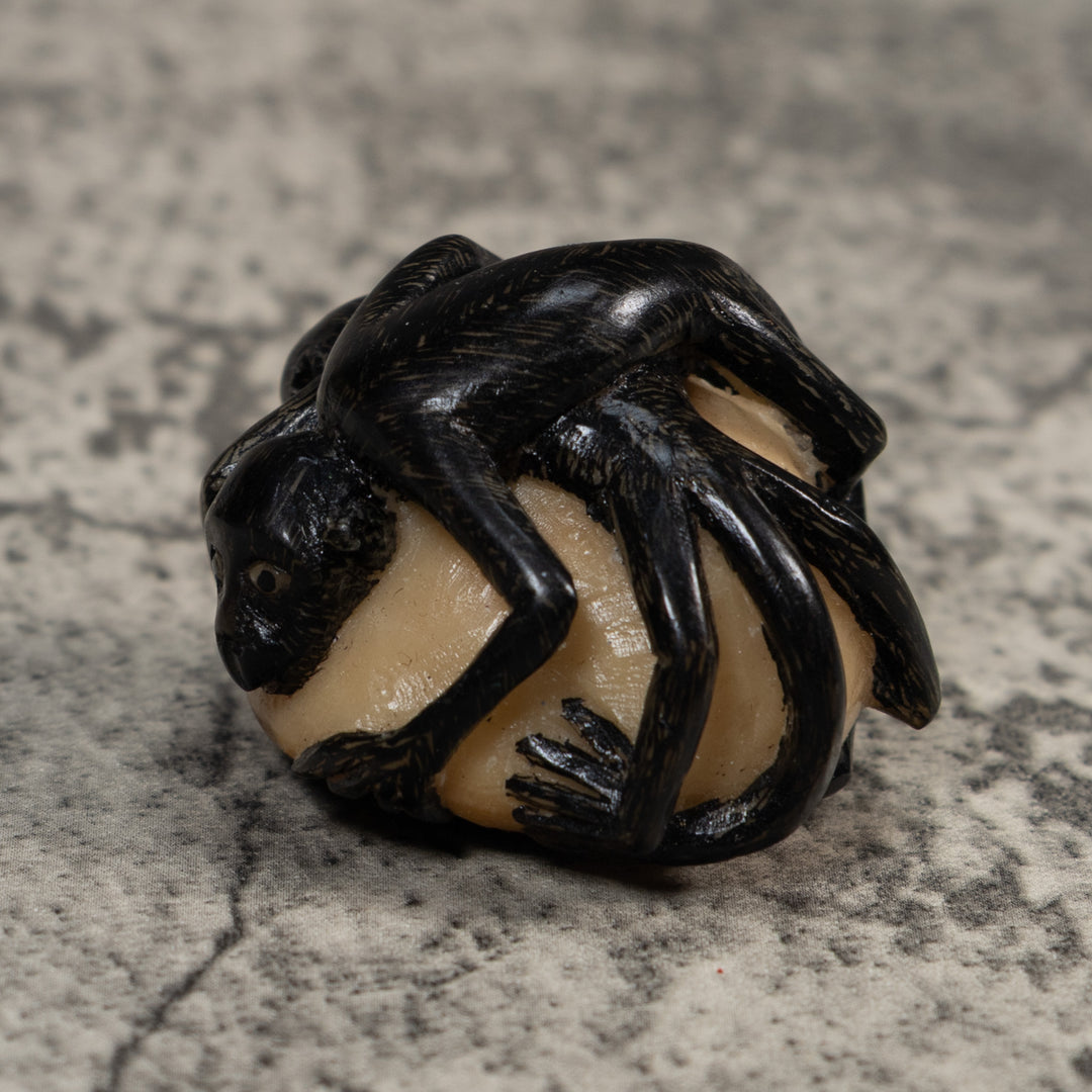 Double Howler Monkey Tagua Carving