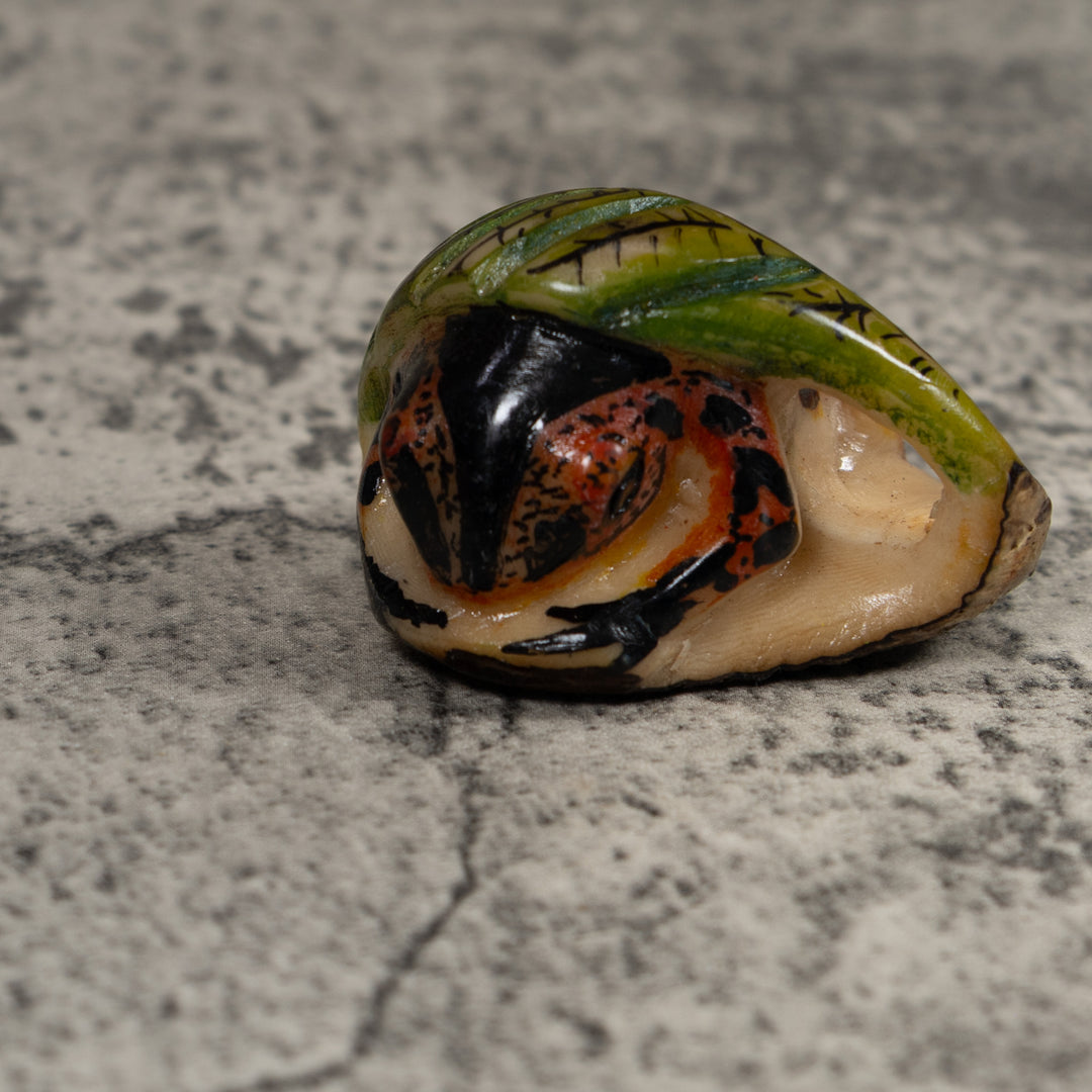 Strange Frog Tagua Carving