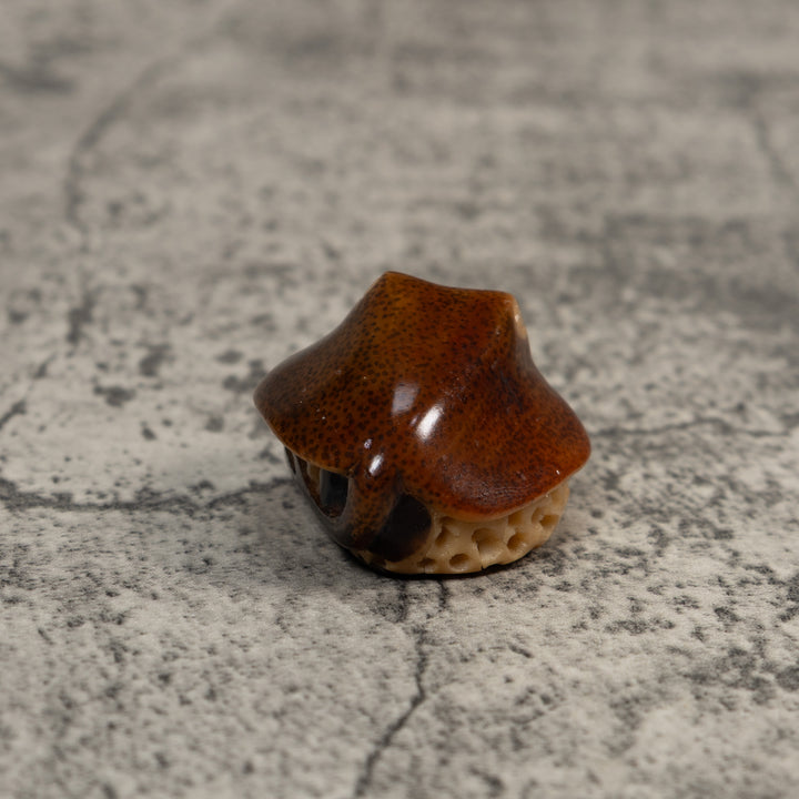 Vintage Stingray Fish Tagua Carving