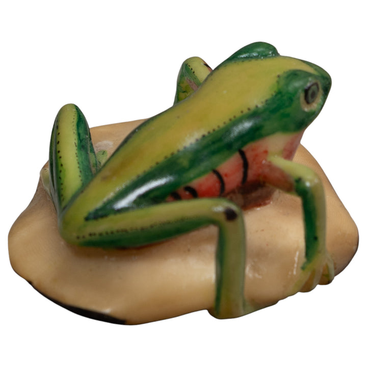 Red And Green Poison Dart Frog Tagua Carving