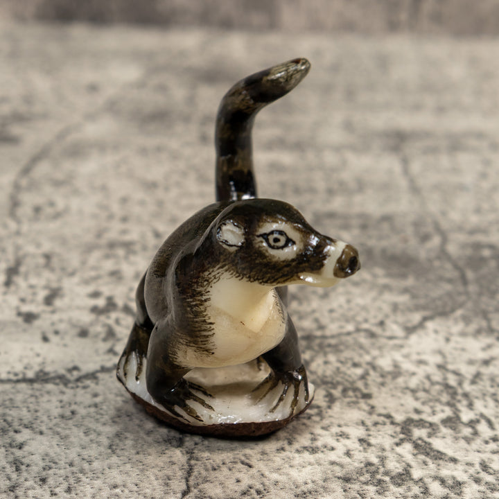 Gorgeous Coatimundi Tagua Carving