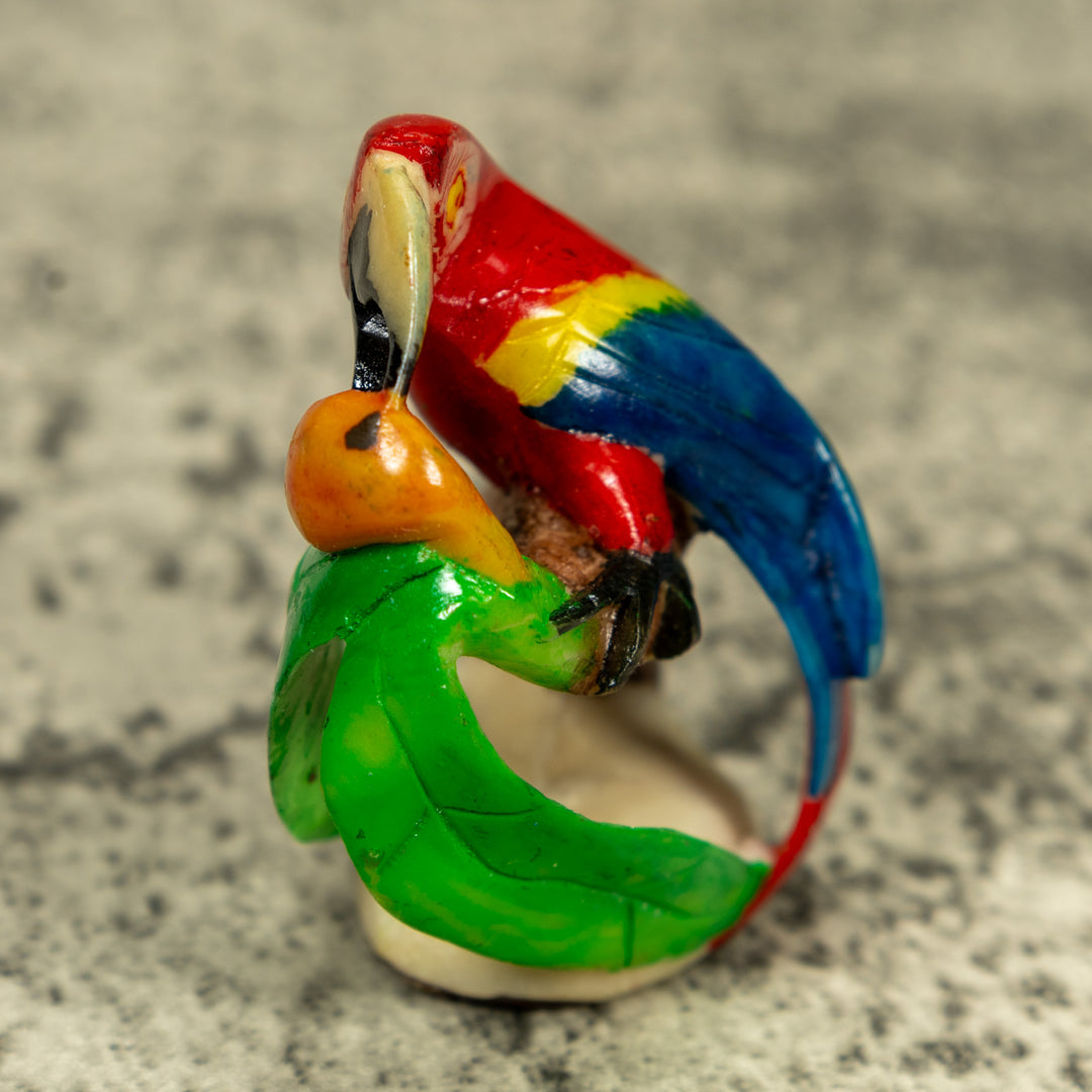 Macaw Parrot Bird Tagua Carving