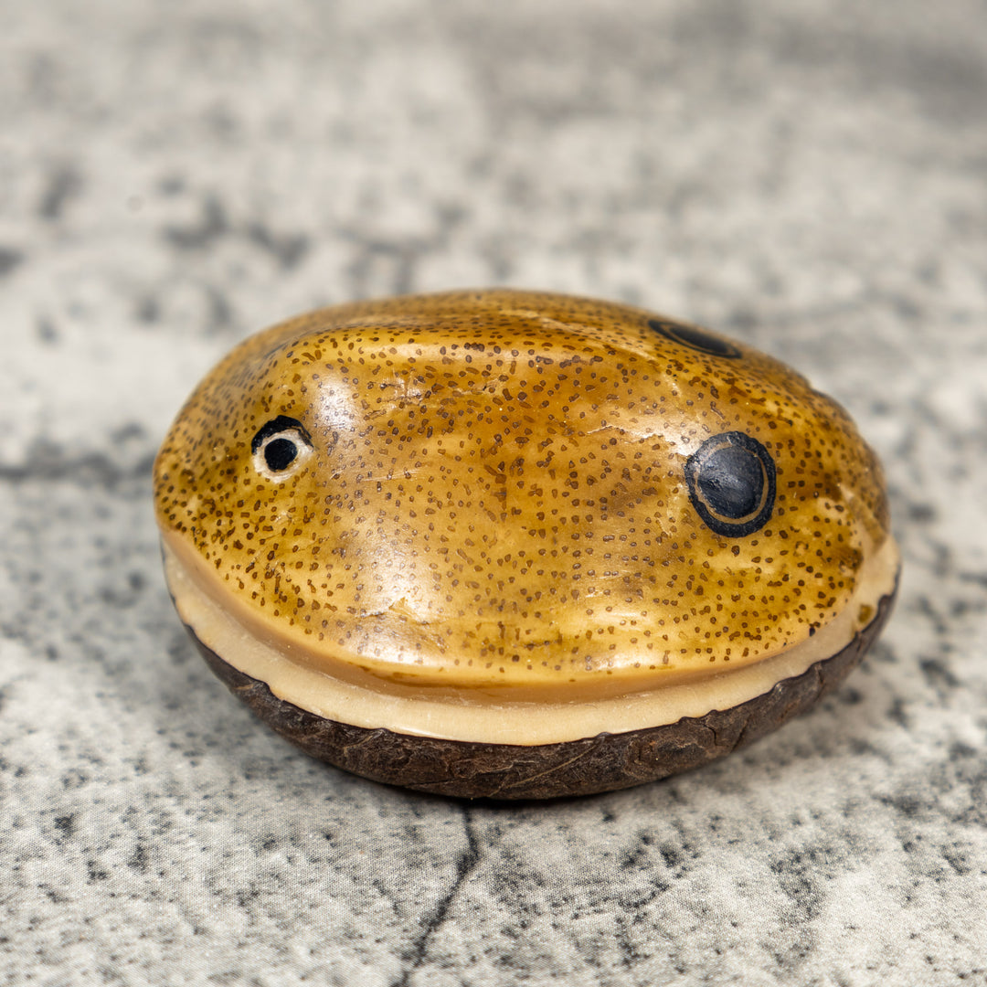 Ocean Stingray Tagua Carving